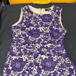 Label by five twelve Purple Lace Floral Dress size 8 ADI